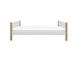 FLEXA Nor Single Bed, MDF/Solid oak, 90x200 cm