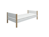 FLEXA Nor Single Bed, MDF/Solid oak, 90x200 cm
