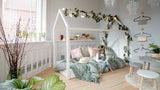 FLEXA Cottage Single Bed, Pine, 90x200 cm