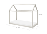 FLEXA Cottage Single Bed, Pine, 90x200 cm
