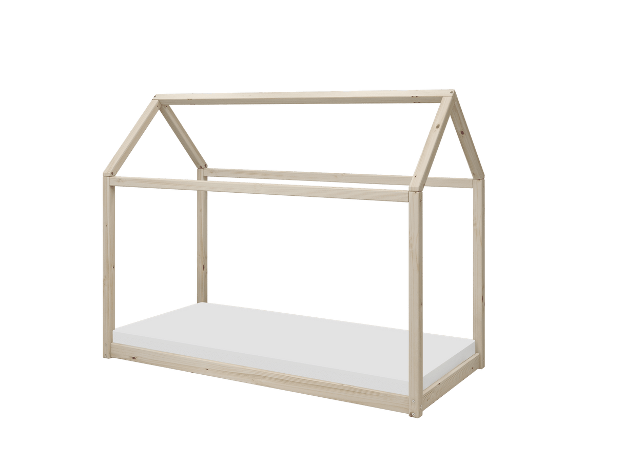 FLEXA Cottage Single Bed, Pine, 90x200 cm