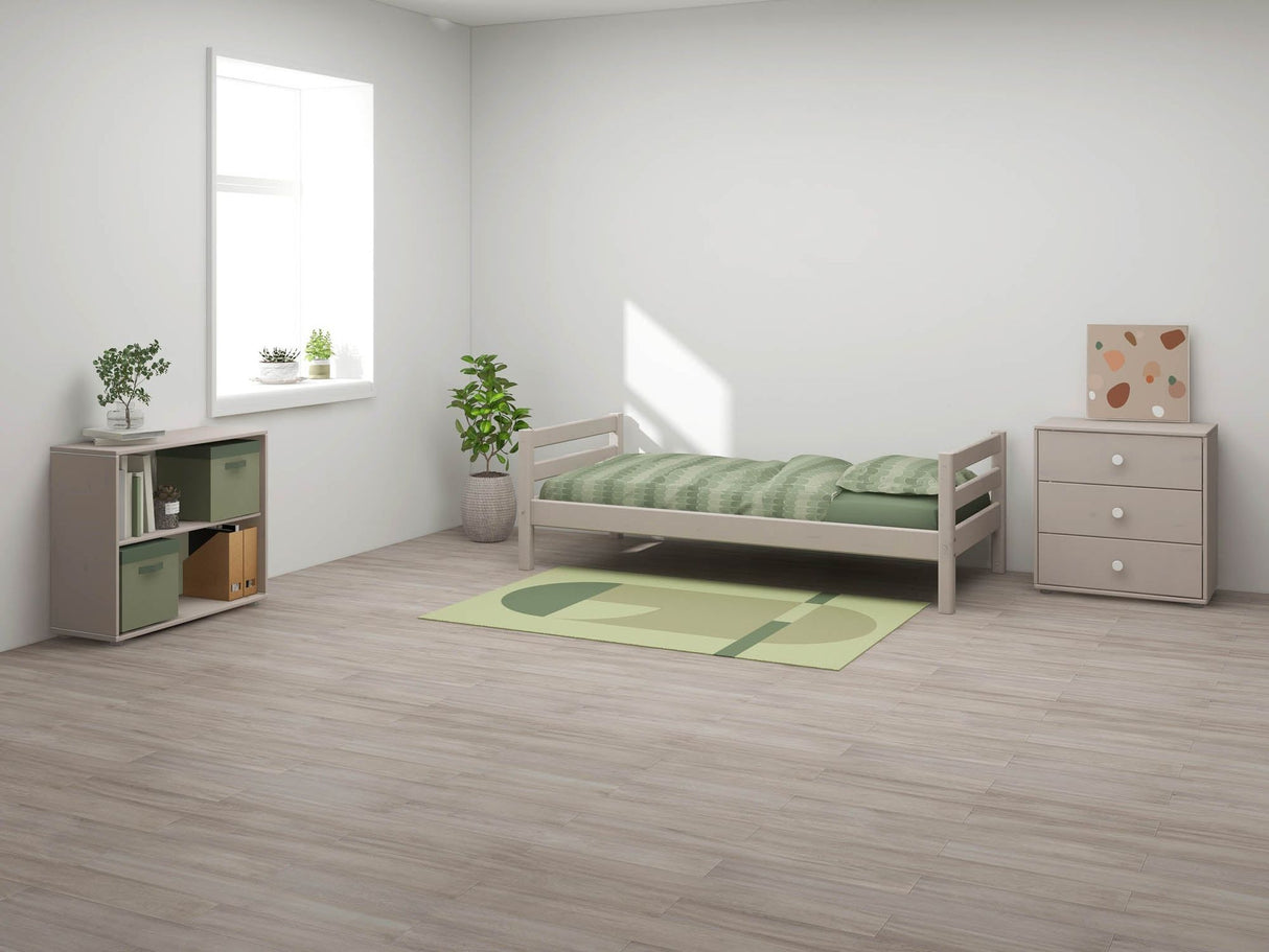 FLEXA Classic Single Bed, Solid Pine/Birch Plywood, 90x200 cm