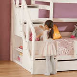 LIFETIME Kidsrooms Family Bunk Bed with Steps (3 Sizes) 