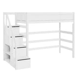LIFETIME Kidsrooms High Sleeper with Steps