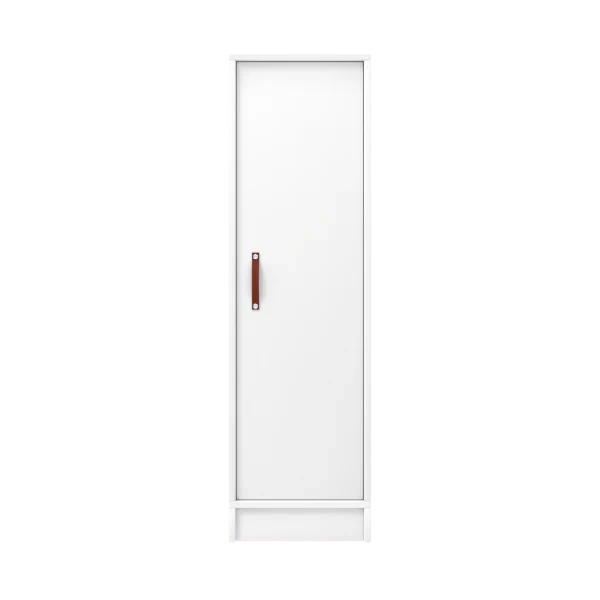 ALL-IN-ONE Tall Wardrobe with Doors, Shelf and Clothes Rail