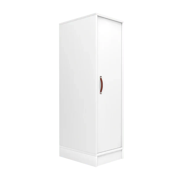 ALL-IN-ONE Tall Wardrobe with Doors, Shelf and Clothes Rail