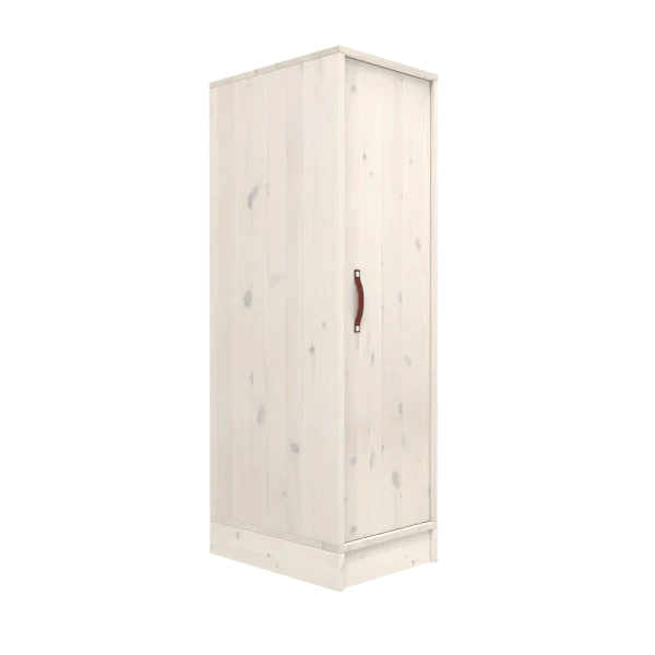 ALL-IN-ONE Tall Wardrobe with Doors, Shelf and Clothes Rail