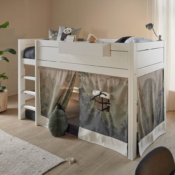Play Curtain for Mid Sleeper Bed - Panda Paradise