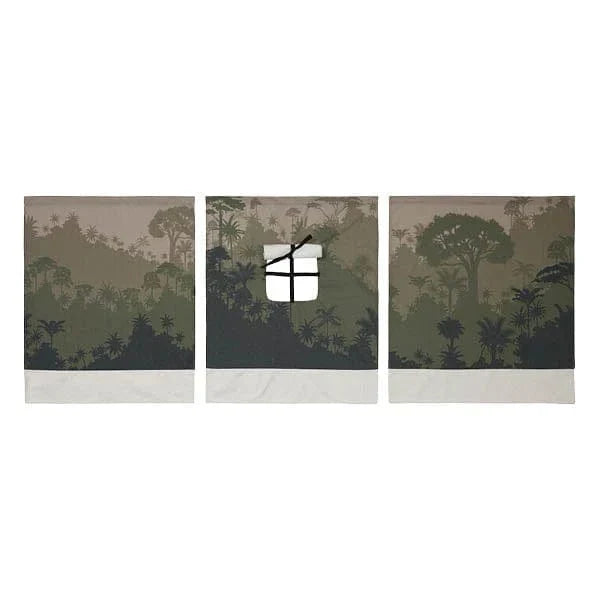 Play Curtain for Mid Sleeper Bed - Panda Paradise