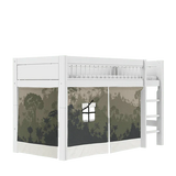 Play Curtain for Mid Sleeper Bed - Panda Paradise