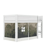 Play Curtain for Mid Sleeper Bed - Panda Paradise