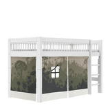 Play Curtain for Mid Sleeper Bed - Panda Paradise