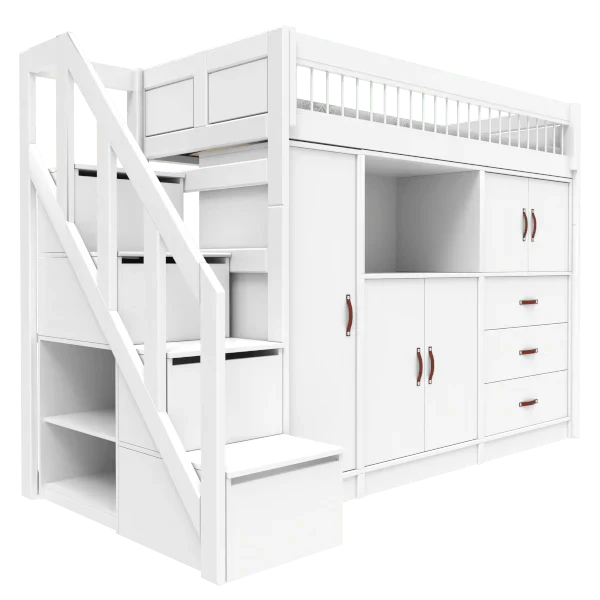 High Sleeper Bed incl. Storage 177 cm