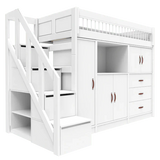 High Sleeper Bed incl. Storage 177 cm