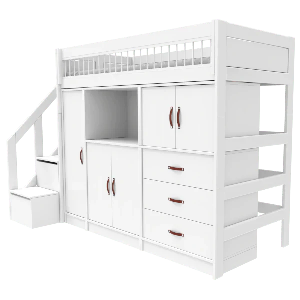 High Sleeper Bed incl. Storage 177 cm