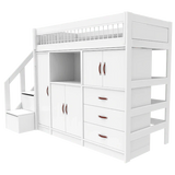 High Sleeper Bed incl. Storage 177 cm