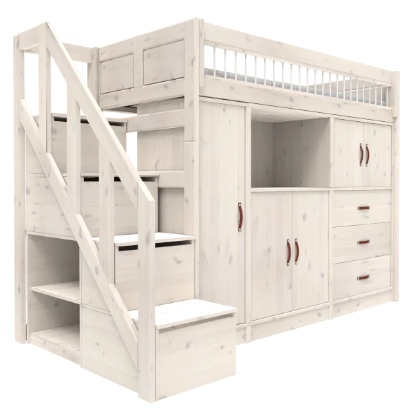 High Sleeper Bed incl. Storage 177 cm
