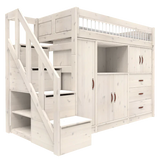 High Sleeper Bed incl. Storage 177 cm