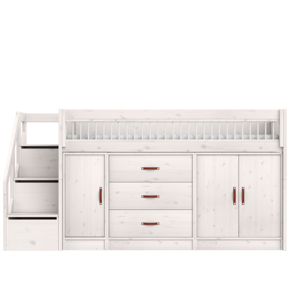 Mid Sleeper Bed 128 cm incl. Storage