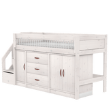 Mid Sleeper Bed 128 cm incl. Storage