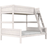 Family Bunk Bed with Ladder 90/140x200 cm