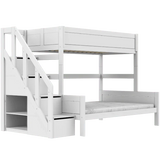 Family Bunk Bed with Staircase 90/140x200 cm