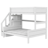 Family Bunk Bed with Staircase 90/140x200 cm
