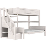 Family Bunk Bed with Staircase 90/140x200 cm