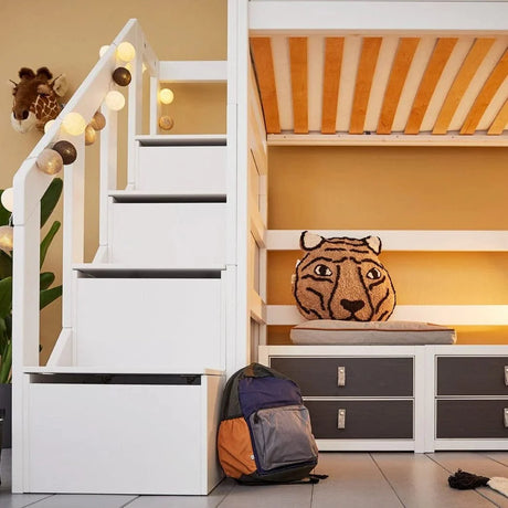 High Sleeper Bed 177 cm with Staircase
