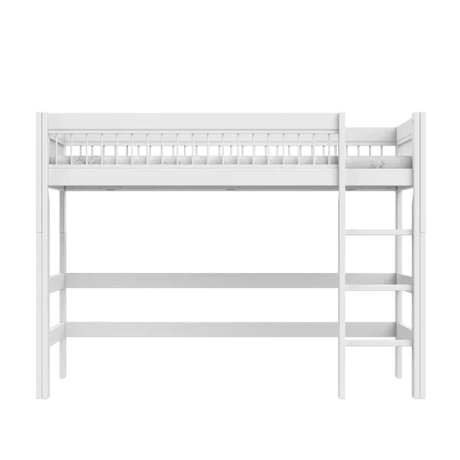 High Sleeper Bed 152 cm with Ladder - Breeze