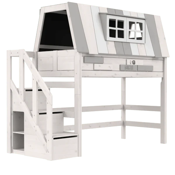 High Sleeper Bed 152 cm with House- My Hangout