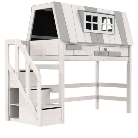 High Sleeper Bed 152 cm with House- My Hangout
