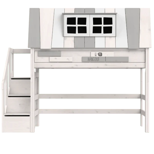 High Sleeper Bed 152 cm with House- My Hangout