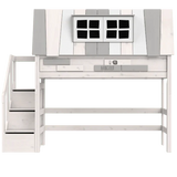 High Sleeper Bed 152 cm with House- My Hangout