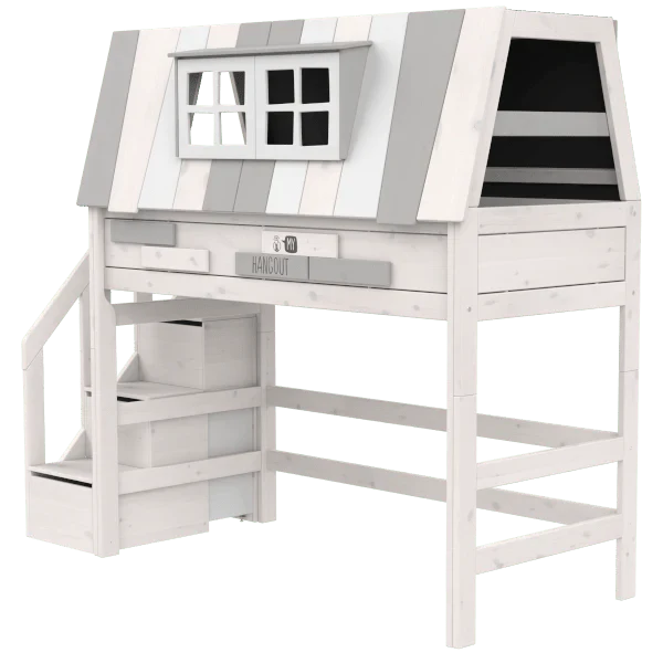 High Sleeper Bed 152 cm with House- My Hangout