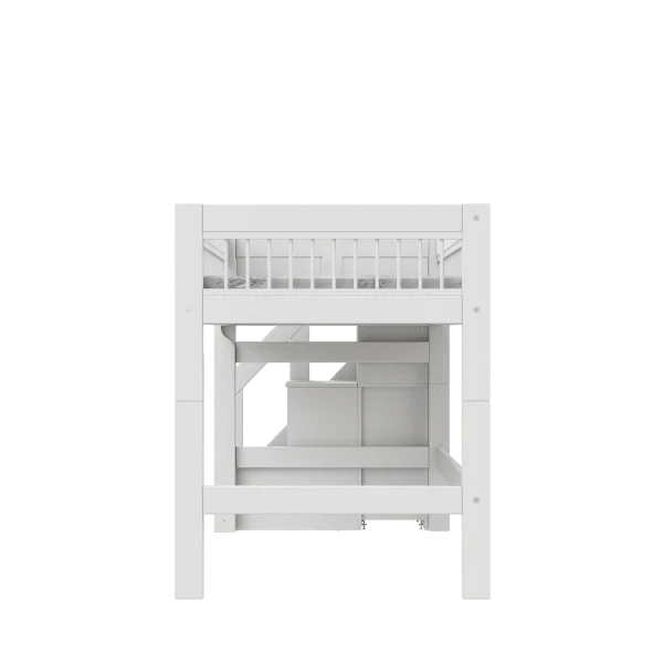 Mid Sleeper Bed 128 cm with Staircase - Breeze