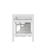 Mid Sleeper Bed 128 cm with Staircase - Breeze