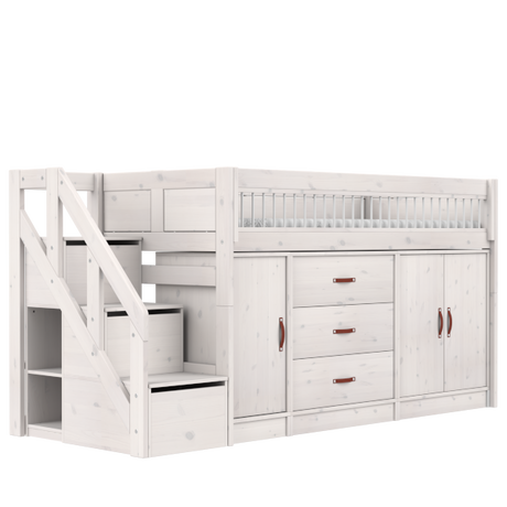 Mid Sleeper Bed 128 cm incl. Storage