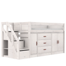 Mid Sleeper Bed 128 cm incl. Storage