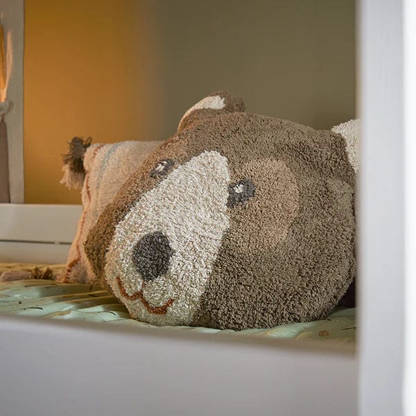 Bear Shaped Cushion - Canoe Adventure