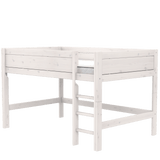 Mid Sleeper Bed 128 cm with Ladder 120x200 cm