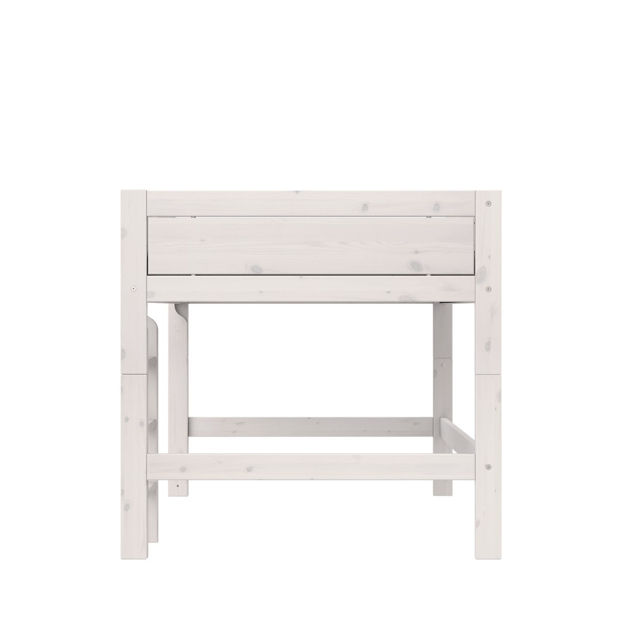 Mid Sleeper Bed 128 cm with Ladder 120x200 cm