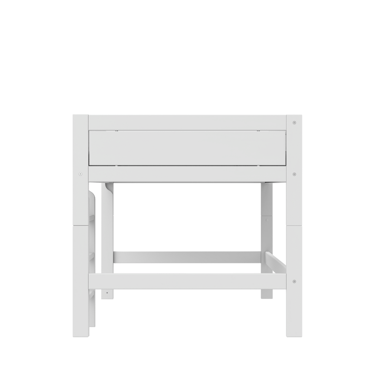 Mid Sleeper Bed 128 cm with Ladder 120x200 cm