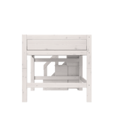 Mid Sleeper Bed 128 cm with Staircase 120x200 cm