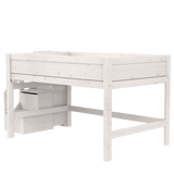 Mid Sleeper Bed 128 cm with Staircase 120x200 cm
