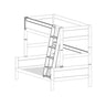 Ladder and Parts for Family Bunk Bed