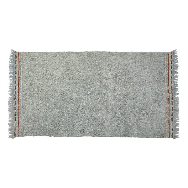 Blue Tufted Rug - Canoe Adventure