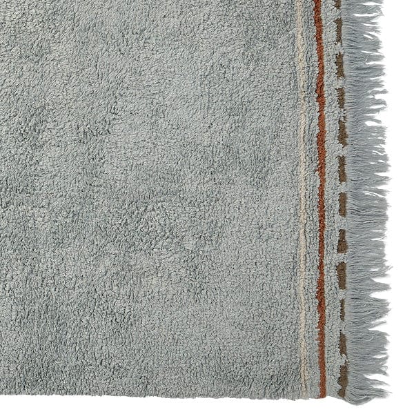 Blue Tufted Rug - Canoe Adventure