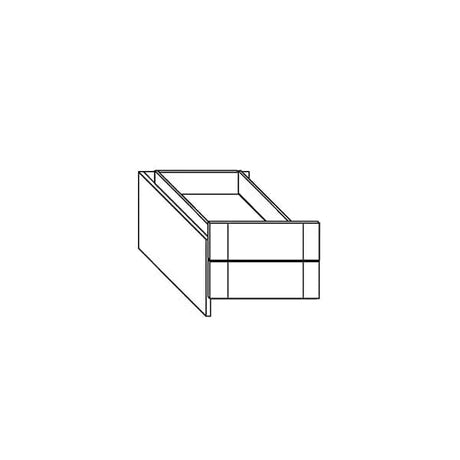 Build Up & On Wardrobe Unit with 2 Drawers - 50 cm