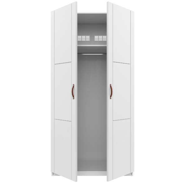 Wardrobe with Clothes Rail, 100 cm